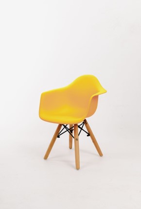 Детский стул DSL 330 K Wood (желтый) в Артемовском - изображение