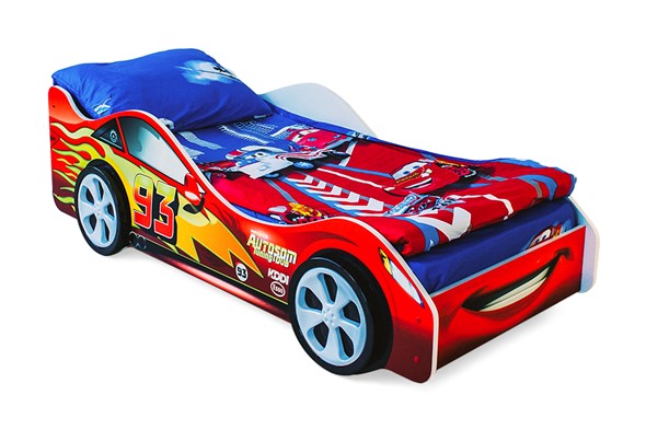 Детская кровать-машина Тачка красная в Екатеринбурге - изображение