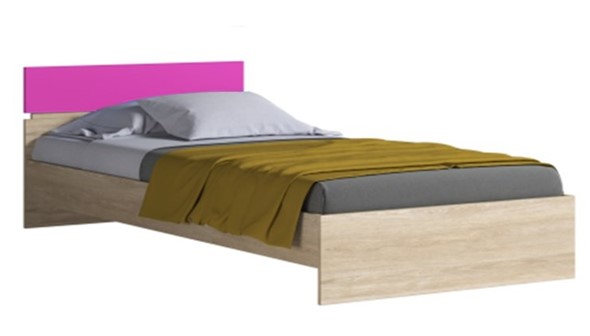 Кровать в детскую Формула, 900 розовый с основанием в Ирбите - изображение