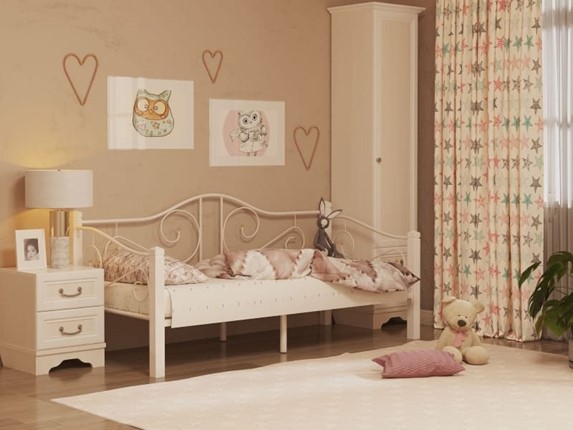 Кровать для детей Гарда 7, 90х200, белая в Екатеринбурге - изображение