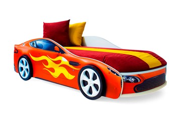 Кровать-машина в детскую Бондимобиль красный в Кушве