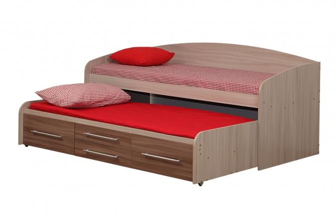 Детская 2-ярусная кровать Адель - 5, Вудлайн кремовый в Артемовском - изображение 2