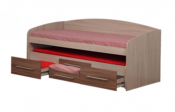 Детская 2-ярусная кровать Адель - 5, Вудлайн кремовый в Первоуральске - изображение 3