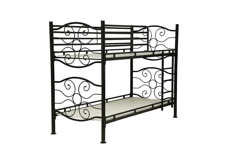 Детская двухъярусная кровать 42.10-02 Эльбрус (металл черный) в Каменске-Уральском - изображение 3