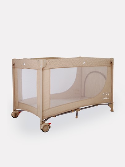 Детская кровать манеж Mowbaby Play (Бежевый) в Первоуральске - изображение 5