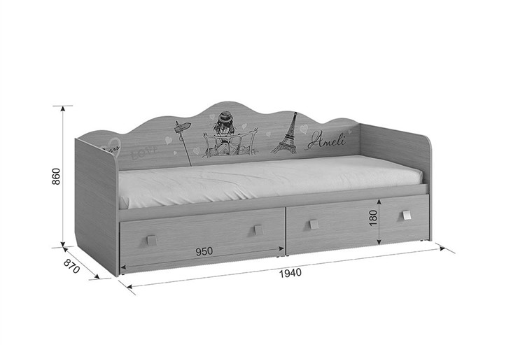 Детская кровать-софа Амели в Асбесте - изображение 2