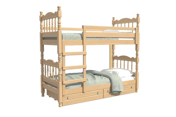 Кровать в детскую Соня двухъярусная (Сосна) в Ревде - изображение