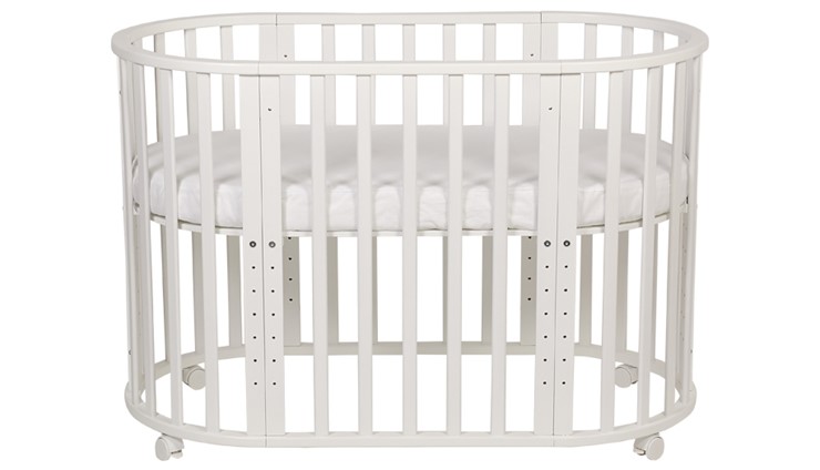 Кроватка детская POLINI Kids Simple 911 Белый в Ревде - изображение 4