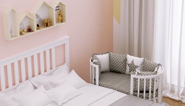 Кроватка детская POLINI Kids Simple 911 Белый в Красноуфимске - предосмотр 7