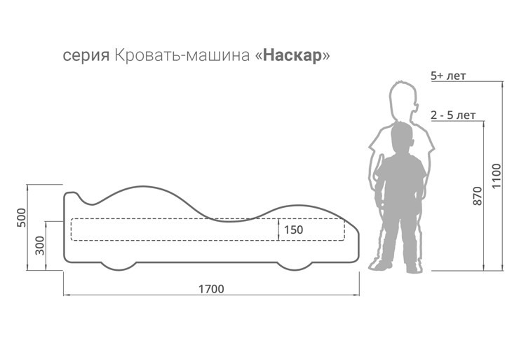 Детская кровать-машина Тачка желтая в Екатеринбурге - изображение 3