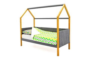 Детская кровать-домик «Svogen дерево-графит» мягкая в Первоуральске