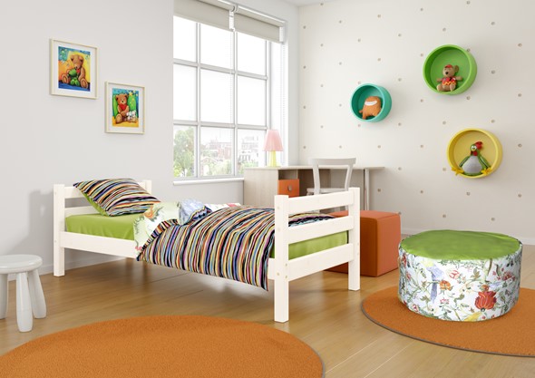 Кровать детская Соня Вариант 1, Белый в Кушве - изображение