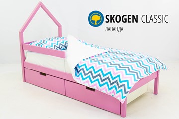 Кровать-домик детская мини Skogen лаванда в Артемовском