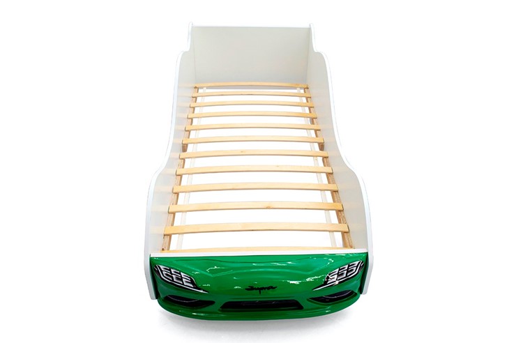 Кровать-машина детская Супра зеленая в Екатеринбурге - изображение 7