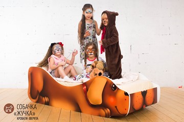 Детская кровать-зверёнок Собачка-Жучка в Краснотурьинске - предосмотр 1
