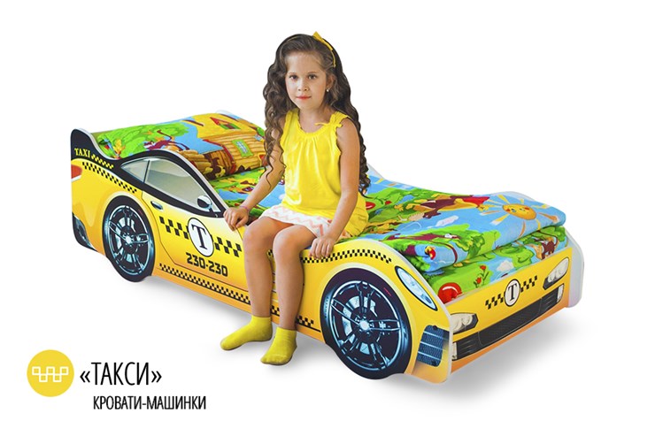 Кровать-машина детская Такси в Екатеринбурге - изображение 1