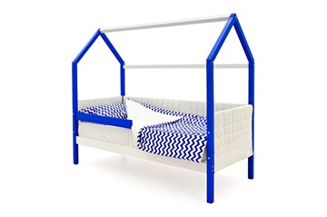 Детская кровать-домик «Svogen сине-белый» мягкая в Кушве - предосмотр 2