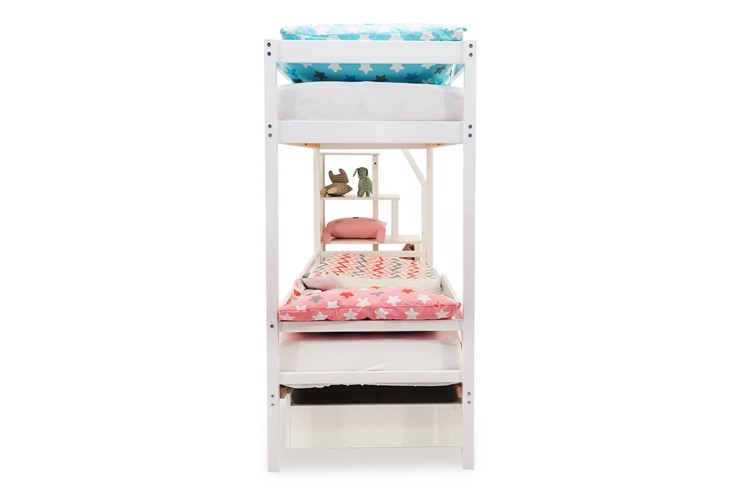Детская двухъярусная кровать Svogen белый в Красноуфимске - изображение 8