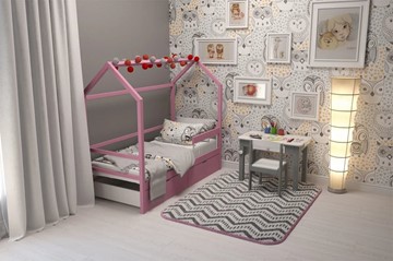 Кровать-домик в детскую Svogen лаванда в Екатеринбурге - предосмотр 6