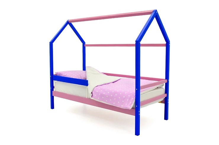 Кровать-домик детская Svogen синий-лаванда в Екатеринбурге - изображение 1