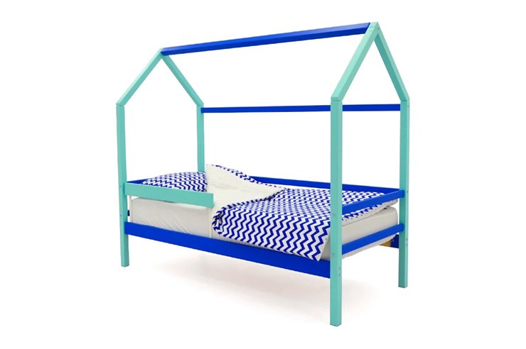 Кровать-домик детская Svogen синий-мятный в Екатеринбурге - изображение 2