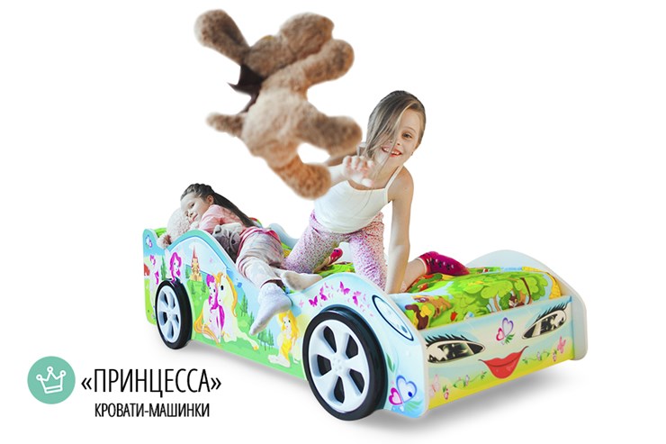 Детская кровать-машина Принцесса в Красноуфимске - изображение 3