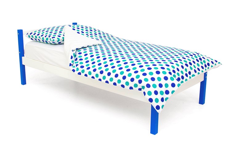 Кровать в детскую Skogen classic сине-белая в Краснотурьинске - изображение 1