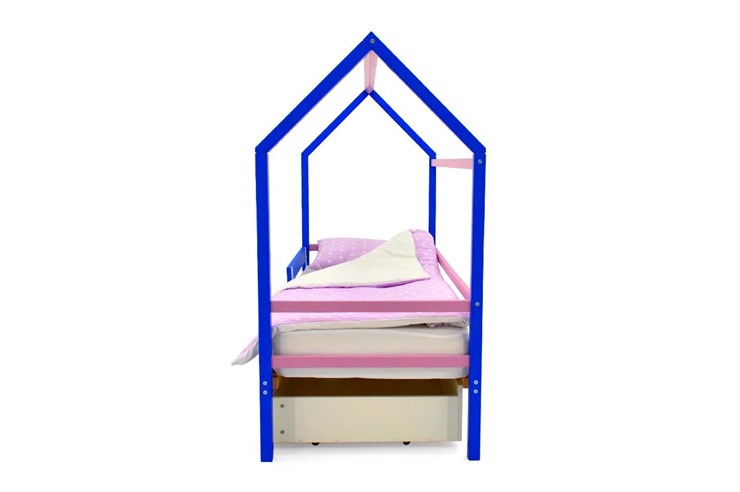 Кровать-домик детская Svogen синий-лаванда в Екатеринбурге - изображение 4