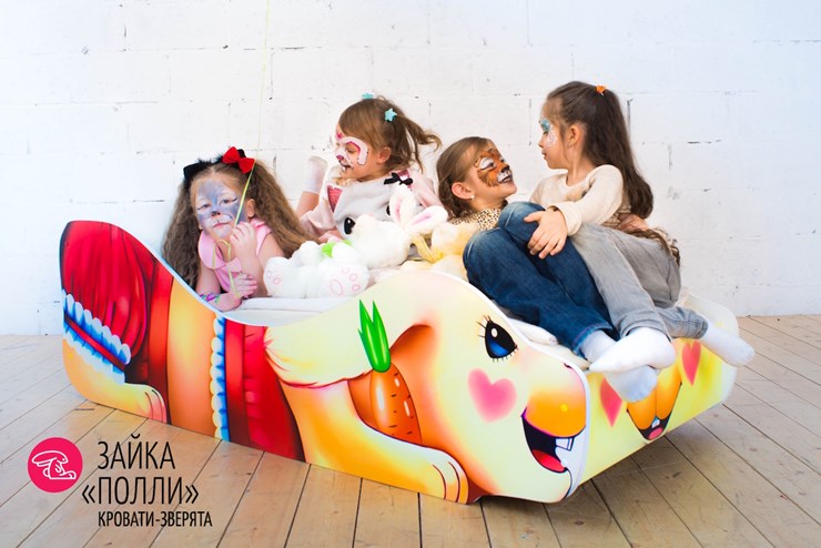 Кровать-зверёнок Зайка-Полли в Екатеринбурге - изображение 3