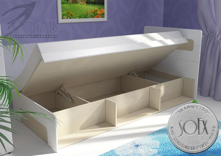 Детская кровать с механизмом Палермо-Юниор без вставок в Богдановиче - изображение 2