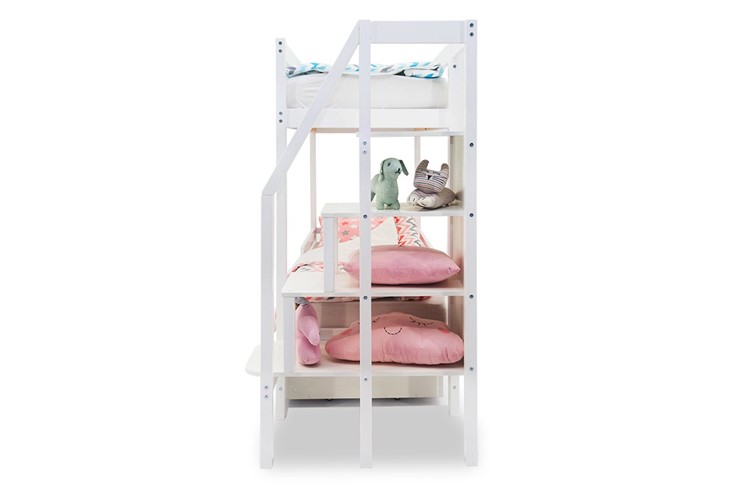 Детская двухъярусная кровать Svogen белый в Ревде - изображение 7