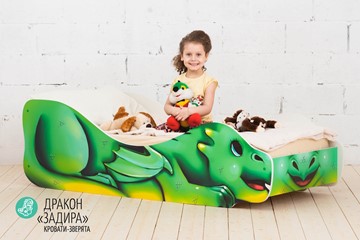 Детская кровать Дракон-Задира в Екатеринбурге - предосмотр 1