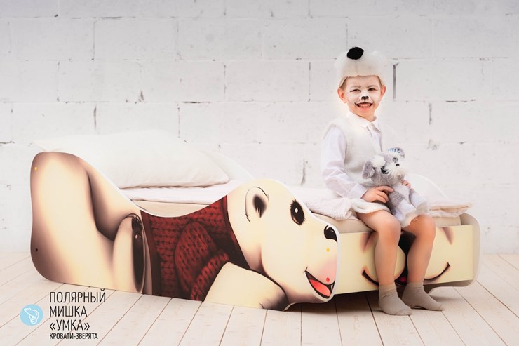 Кровать детская Полярный мишка-Умка в Ревде - изображение 1