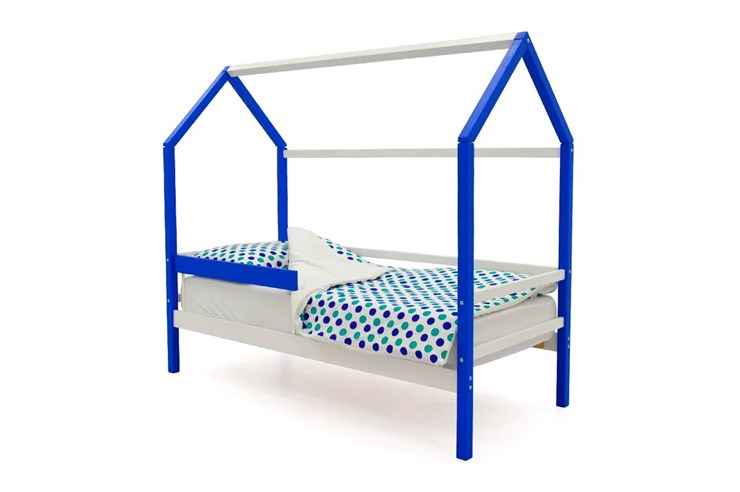 Детская кровать-домик Svogen сине-белый в Екатеринбурге - изображение 2