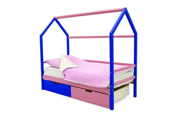 Кровать-домик детская Svogen синий-лаванда в Екатеринбурге - изображение 2