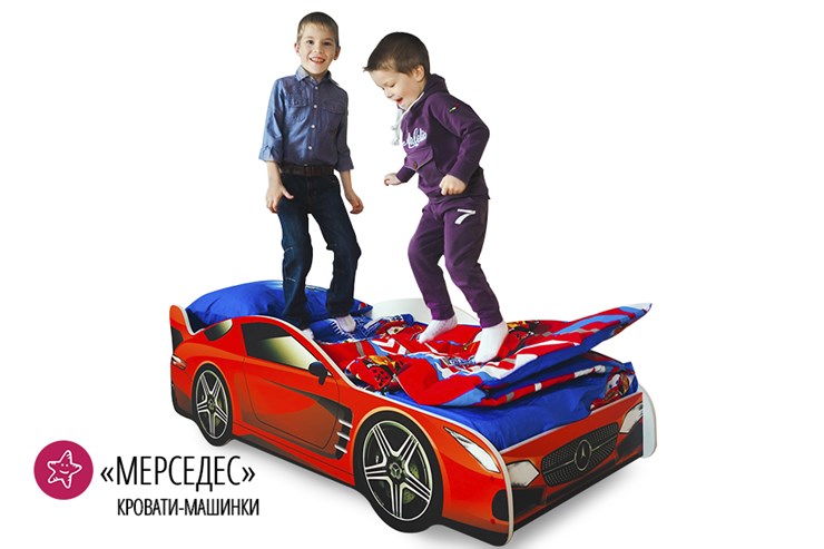 Детская кровать-машина Mercedes в Екатеринбурге - изображение 1