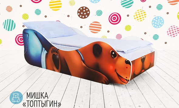 Детская кровать Мишка-Топотыгин в Екатеринбурге - изображение