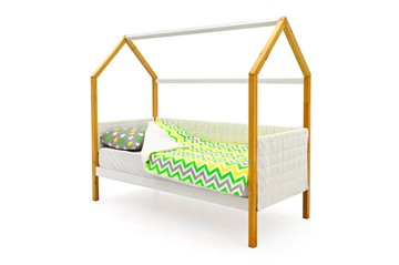 Кровать-домик в детскую «Svogen белая-дерево» мягкая в Екатеринбурге