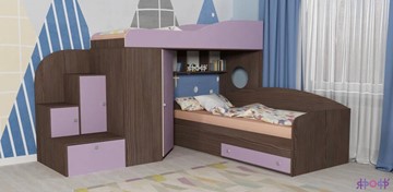 Детская кровать-шкаф Кадет-2, корпус Бодего, фасад Ирис в Красноуфимске