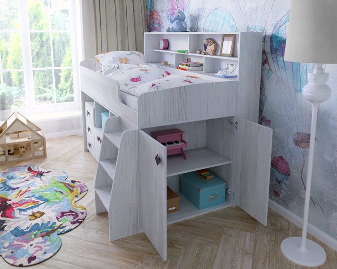 Кровать-чердак в детскую Малыш-5, цвет Винтерберг в Асбесте - изображение 6