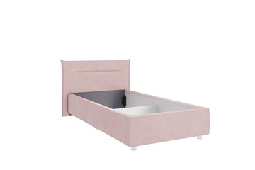 Кровать в детскую 0.9 Альба, нежно-розовый (велюр) в Первоуральске - предосмотр 1
