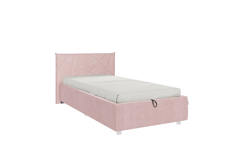 Кровать в детскую 0.9 Бест, нежно-розовый (велюр) в Екатеринбурге - изображение 3
