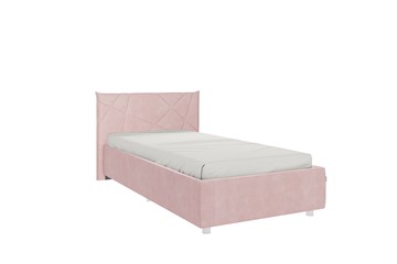 Кровать в детскую 0.9 Бест, нежно-розовый (велюр) в Асбесте