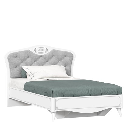 Подростковая кровать Элис 1200 (Белый) с основанием ЛД 532.130.000 в Первоуральске - изображение