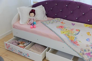 Детская кровать Эльза без бортика, Фиолетовый (щиты) в Екатеринбурге - предосмотр 6