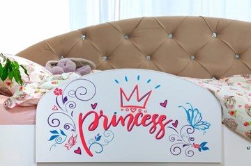 Кровать детская Эльза с бортиком, Розовый (щиты) в Ревде - предосмотр 3