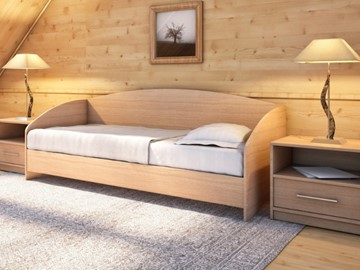 Подростковая кровать Этюд Софа, 90х200, бук бавария в Екатеринбурге