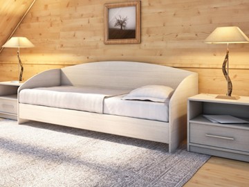 Кровать подростковая Этюд Софа, 90х200, ясень шимо светлый в Красноуфимске