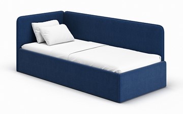 Детская кровать Leonardo синий 160х70 в Кушве