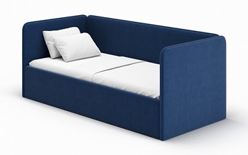Кровать-игрушка Leonardo синий 160х70 с боковиной в Ревде